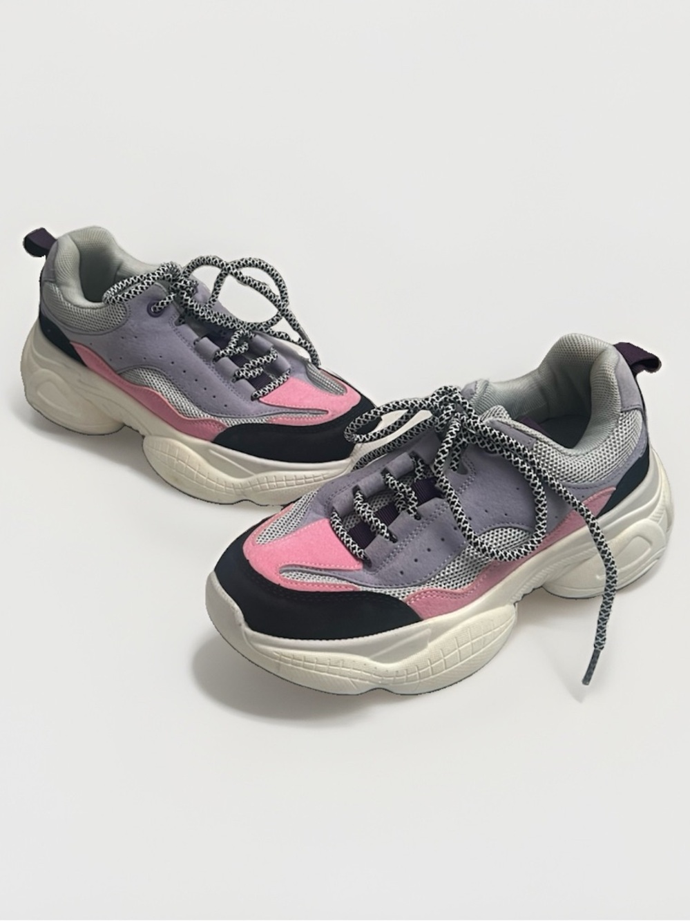 Berness Melia01 Mesh Chunky Retro Sneakers Womens Sz 5 Multicolor Athletic Shoes